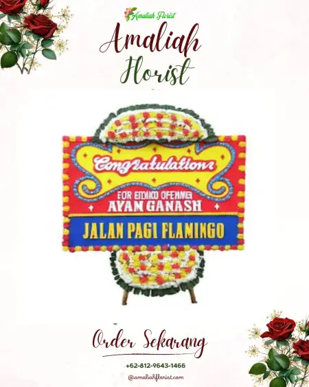 Sewa Papan Bunga Baitussalam